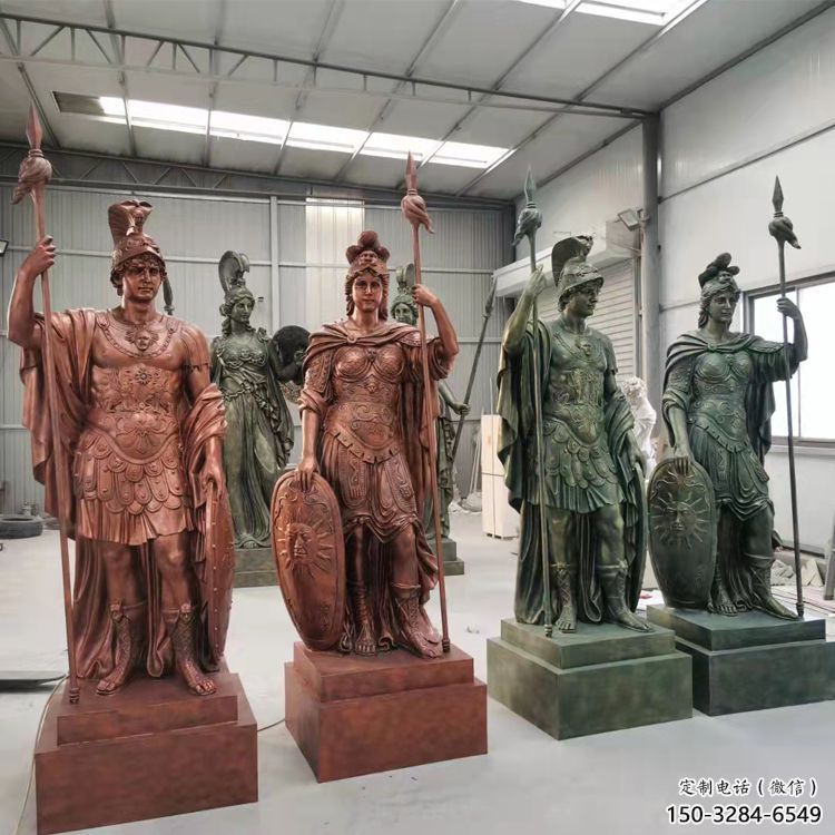 庭院武士雕塑 城市古銅色雕塑 音樂(lè)小品 庭院武士雕塑 城市古銅色雕塑 音樂(lè)小品