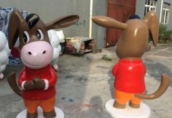 園林玻璃鋼老虎雕塑 城市廣場(chǎng)雕塑 步行街?jǐn)[件