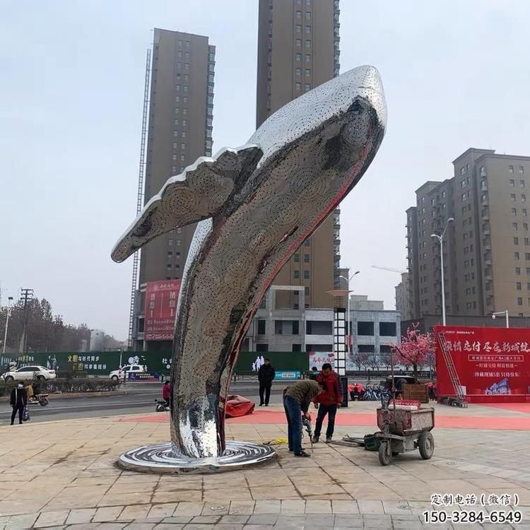 大型鯨魚雕塑,鏤空燈光原理,戶外公園廣場擺件 (7) 大型鯨魚雕塑,鏤空燈光原理,戶外公園廣場擺件 (7)