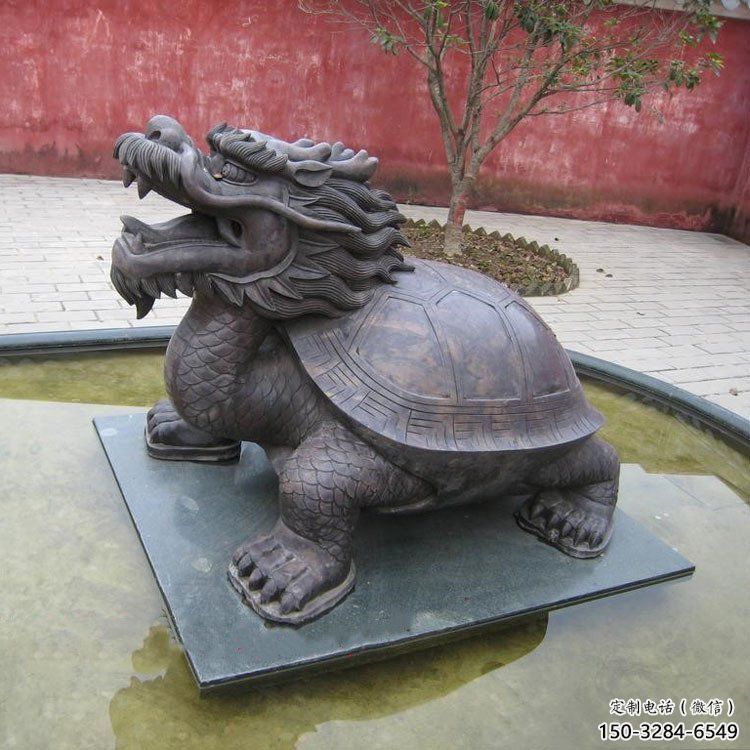 銅海龜雕塑廠家，神獸動物，仿古公園廣場擺件