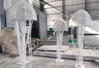 創(chuàng)意水母雕塑 步行街店門口雕塑 影視劇小品