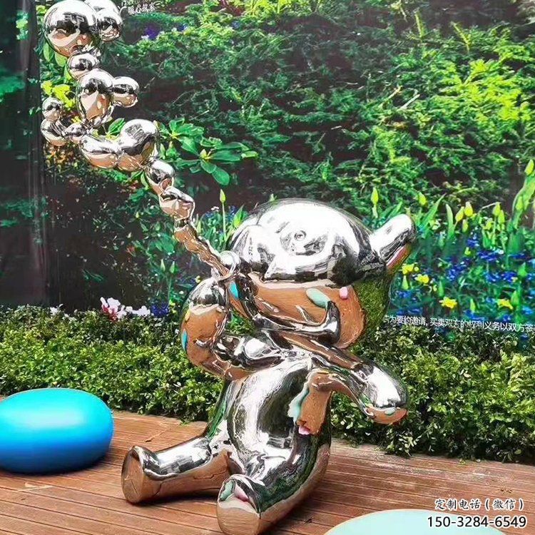 室內小貓雕塑，動物小品，鐵藝工藝