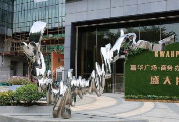 景區小貓雕塑，動物主題，彩繪工藝