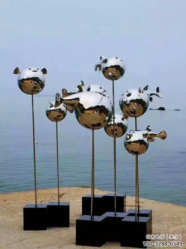 步行街魚形雕塑,鑄銅農(nóng)耕雕塑,鏤空方式 步行街魚形雕塑,鑄銅農(nóng)耕雕塑,鏤空方式