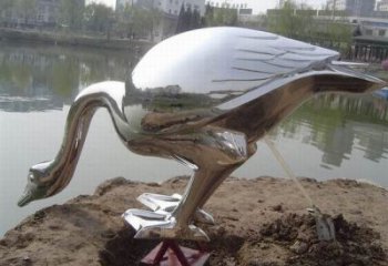 醫院白鷺雕塑，仿古動漫雕塑，仿古擺件