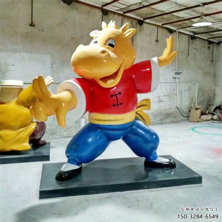 幼兒園龍貓雕塑，鐵藝文化雕塑，鑄造制作