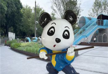 房地產(chǎn)龍貓雕塑，仿古動漫雕塑，噴砂制造