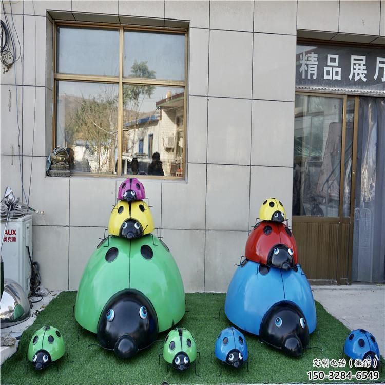 大型瓢蟲(chóng)雕塑 步行街宣傳雕塑 仿真擺件 大型瓢蟲(chóng)雕塑 步行街宣傳雕塑 仿真擺件