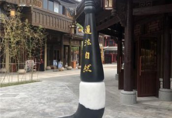 游樂場鉛筆雕塑 發(fā)光公園擺件 噴漆雕塑