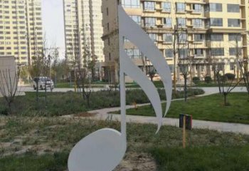 政府音符雕塑 仿真景觀擺件 烤漆雕塑