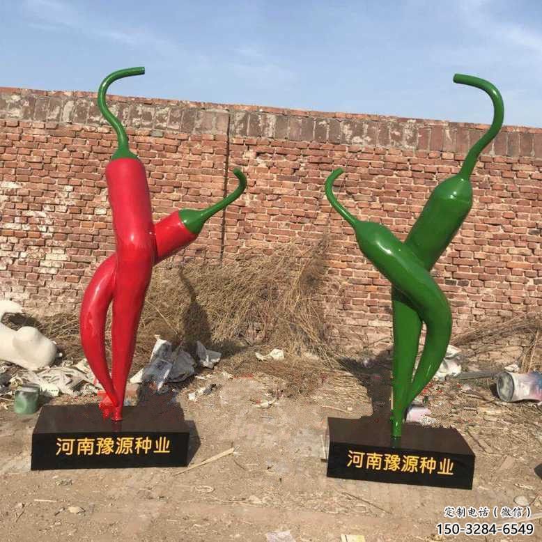 彩繪辣椒雕塑 仿真雕塑 步行街?jǐn)[件 彩繪辣椒雕塑 仿真雕塑 步行街?jǐn)[件