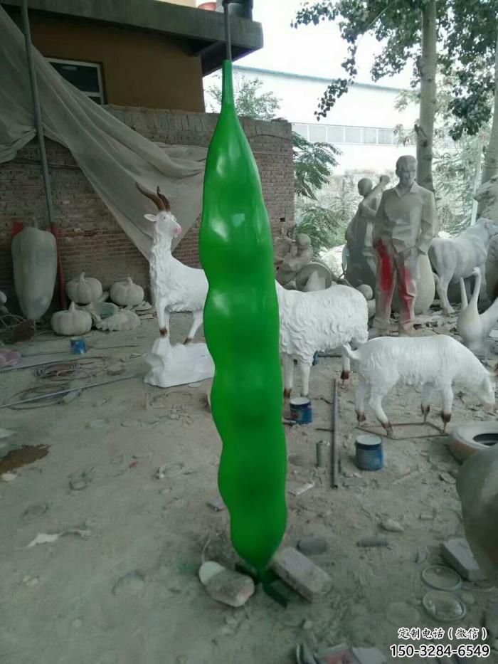 大型豆角雕塑 門口創(chuàng)意雕塑 售樓處小品 大型豆角雕塑 門口創(chuàng)意雕塑 售樓處小品