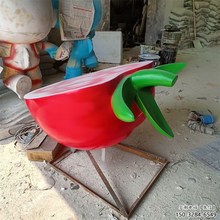 廣場(chǎng)西紅柿雕塑 抽象果蔬雕塑 烤漆水果雕塑 廣場(chǎng)西紅柿雕塑 抽象果蔬雕塑 烤漆水果雕塑