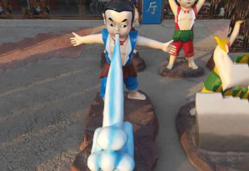 大型葫蘆娃雕塑廠 步行街卡通雕塑 動漫擺件