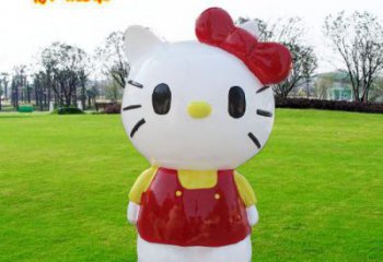 城市機(jī)器貓雕塑 風(fēng)景區(qū)彩繪雕塑 抽象擺件
