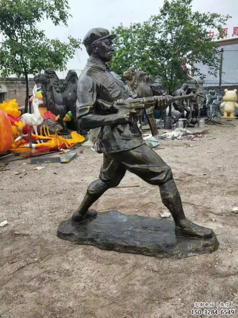 彩繪武警雕塑 黃銅警察雕塑 街頭戰(zhàn)士雕塑 彩繪武警雕塑 黃銅警察雕塑 街頭戰(zhàn)士雕塑