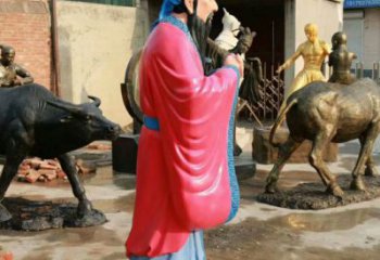 園林孔子雕塑 風景區(qū)學校雕塑 廣場小品