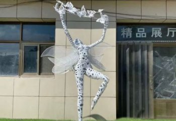 大型小精靈雕塑 鍛造發(fā)光卡通雕塑 房地產(chǎn)動漫雕塑