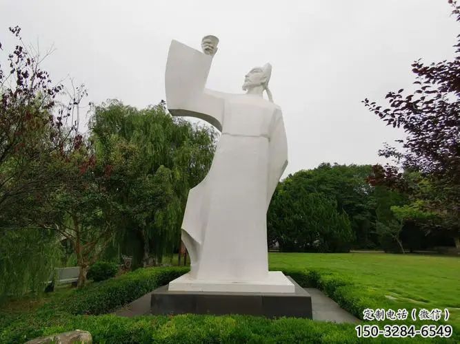 廣場李白雕塑 抽象景觀古代雕塑 烤漆詩人雕塑 廣場李白雕塑 抽象景觀古代雕塑 烤漆詩人雕塑