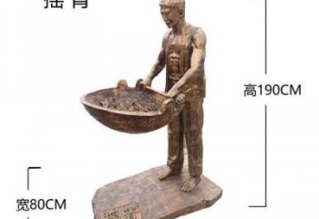 創意茶道雕塑 仿古制茶雕塑 公園民俗雕塑
