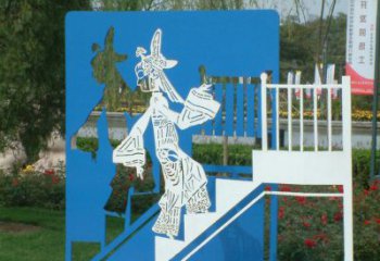 村口皮影雕塑 仿古雕塑 公園傳統(tǒng)雕塑