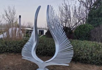 幼兒園鳳尾雕塑，鐵藝文化雕塑，鑄造制作