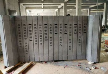 彩繪竹簡(jiǎn)雕塑 標(biāo)識(shí)書(shū)本雕塑 街頭標(biāo)識(shí)雕塑