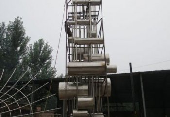 鍛造齒輪雕塑 景觀機械雕塑 戶外工業(yè)雕塑