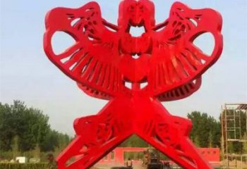 大門口風(fēng)箏雕塑 發(fā)光公園景觀雕塑 仿真雕塑