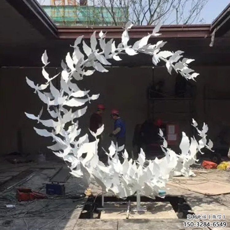 創意花環雕塑 啞光環形雕塑 公園雕塑 創意花環雕塑 啞光環形雕塑 公園雕塑