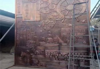 金屬浮雕批發廠家，街頭藝術，公園浮雕廠家展品