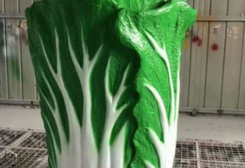 現(xiàn)代果籃雕塑定制，中式工藝，白菜果籃雕塑優(yōu)價