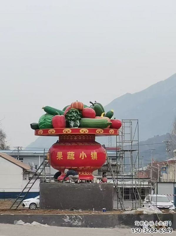 花籃雕塑點(diǎn)擊，景觀雕塑，旅游區(qū)花籃雕塑制作