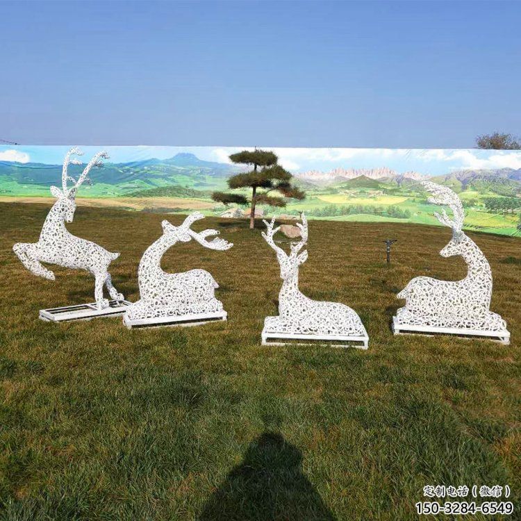 大型小鹿雕塑常用,戶(hù)外擺放,鏤空小鹿雕塑展示專(zhuān)供 大型小鹿雕塑常用,戶(hù)外擺放,鏤空小鹿雕塑展示專(zhuān)供