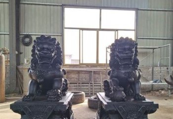 獅子雕塑擺件，動(dòng)物擺件，景觀(guān)蹲獅雕塑選定