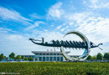 龍舟雕塑專供，鋼管組合，不銹鋼龍舟雕塑定做廠家