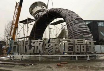 中式指環雕塑