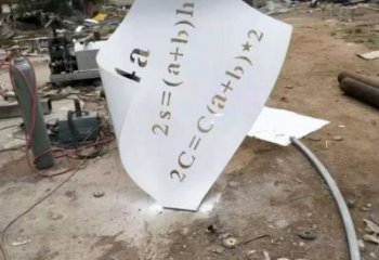 書卷雕塑預定，美陳雕塑，不銹鋼書卷雕塑廠家選用