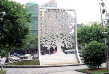 鏤空樹雕塑常用，景觀概念，鏤空剪紙樹雕塑生產(chǎn)廠家