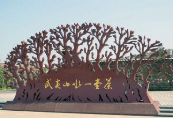 鏤空樹雕塑訂做，城市雕塑，鏤空剪紙樹雕塑精品
