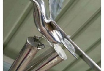 大型竹葉雕塑提供，室外雕塑，不銹鋼竹葉雕塑指用