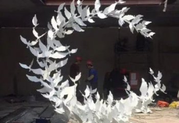 創意花環雕塑