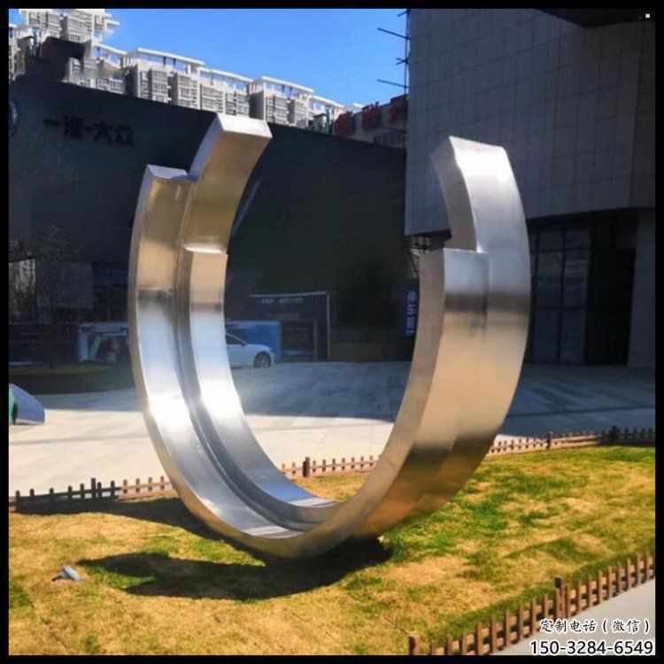 月亮船雕塑供給，中式工藝，不銹鋼月亮船雕塑精品