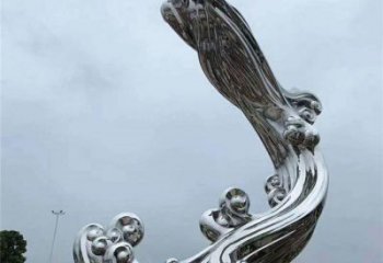 云朵雕塑，鏤空景觀雕塑，抽象效果