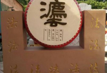 鐵缸雕塑承接，校園雕塑，鐵鼓雕塑定制供應