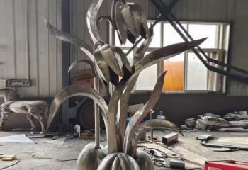 臺江木棉花雕塑制造商，城市雕塑，不銹鋼木棉花雕塑廠家