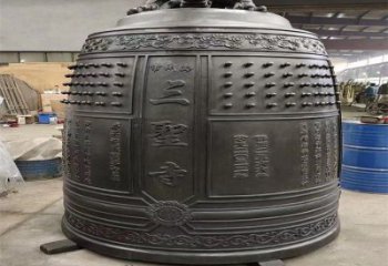 六盤水三圣寺銅鐘雕塑-鑄銅鐘雕塑-平直形結(jié)構(gòu)