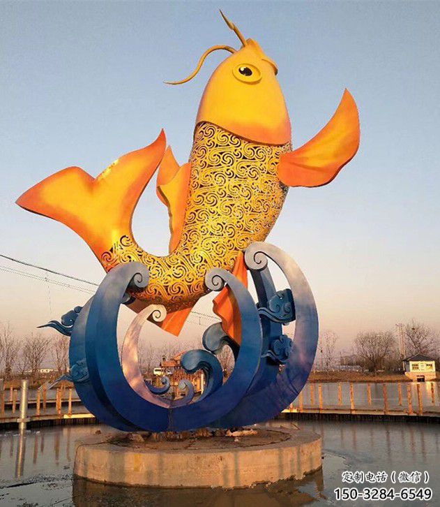 隨州園林鯉魚(yú)雕塑 隨州園林鯉魚(yú)雕塑