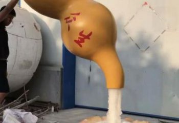 新建企業葫蘆雕塑