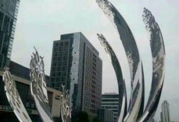 內江地面噴泉雕塑小品，圓環結構概念，旱地水景噴泉體系